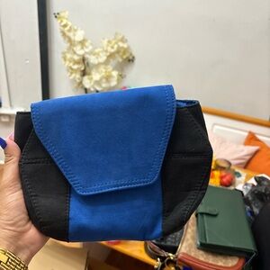 Stylish Blue and Black Women's Bag: ZARA
